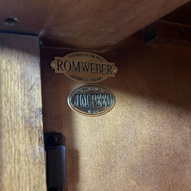 Vintage Crate & Barrel Mission Style Tv Cabinet For Sale - Image 13 of 14