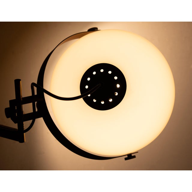 Spring Arm Wall Lamp from Dijkstra Lampen, Holland, 1970s For Sale - Image 9 of 13