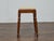 19th Century 19th Century English Mahogany Stool with Turned Legs and Upholstered Seat For Sale - Image 5 of 12