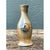 Taupe Vintage Glazed Ceramic Vase For Sale - Image 8 of 12