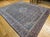 Textile Antique Persian Tabriz Mahi Rug, Hand-Knotted Wool, Herati Geometric Pattern, Navy & Pale Red, 9x12 For Sale - Image 7 of 15