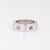 Contemporary ​Cartier Gemstone Love Ring 46 3 3/4 18k White Gold Sapphire Spinel Aquamarine, Size 3.75 For Sale - Image 3 of 6