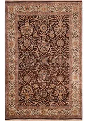 Handwoven Persian Sarouk Farahan Area Rug 6'0" X 9'0"