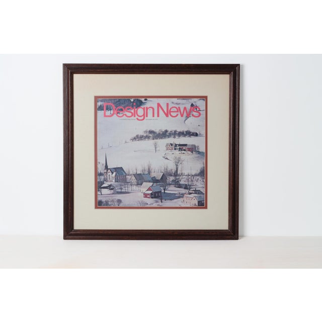 Mid-Century Modern 1972 Design News Magazine Cover, December | Graphic Design Wall Art For Sale - Image 3 of 11