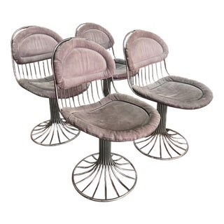 Vintage Italian Chairs by Gastone Rinaldi for Rima Padova, 1970s, Set of 4 For Sale