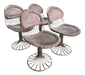 Vintage Italian Chairs by Gastone Rinaldi for Rima Padova, 1970s, Set of 4