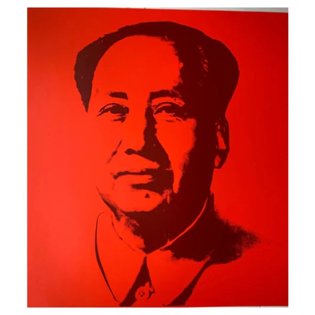 Sunday B. Morning after Andy Warhol, Mao Red, Silkscreen Print For Sale