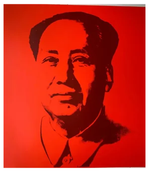 Sunday B. Morning after Andy Warhol, Mao Red, Silkscreen Print