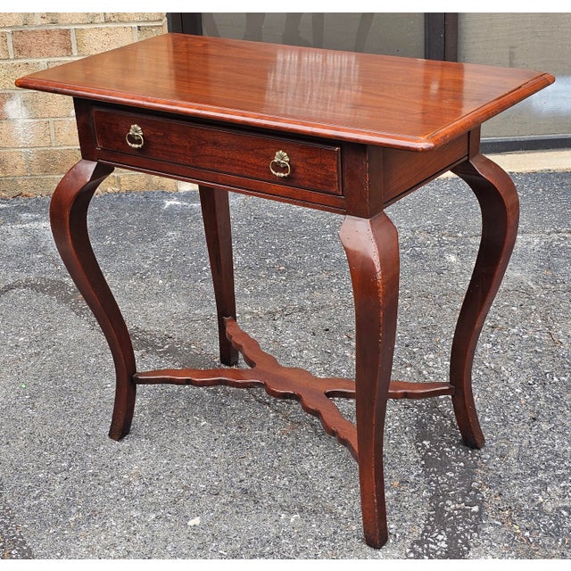 Wood Hickory Chair Co. Mahogany Console Table Hall Table Sofa Table For Sale - Image 7 of 11
