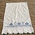 Patina Tea Stained Artisan Privacy Panel Farmhouse Beaded For Sale - Image 11 of 12