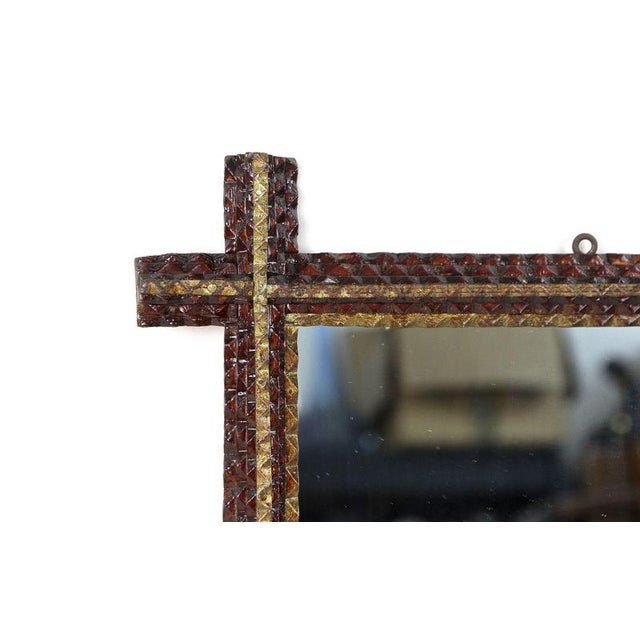 Rustic Late 19th Century Art Wall Rustic Tramp Mirror, Austria, 1880 For Sale - Image 3 of 18