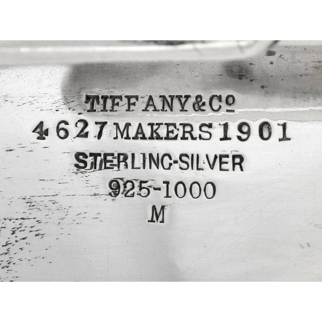Tiffany & Co. Sterling Silver Covered Vegetable Tureen, Floral Border, c.1901 For Sale - Image 11 of 11