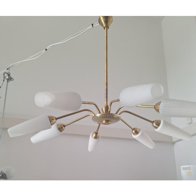 Mid-Century Modern Spider Sputnik Light Lamp, 1970s For Sale - Image 3 of 6