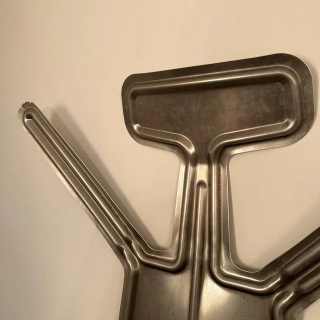 Silver Pressed Chair Sculpture by Harry Thaler for Nils Holger Moormann, 2011 For Sale - Image 8 of 12