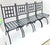 Made in Italy – Hand Painted 1990s Signed Domiziani Deruta Lava Stone Dining Table With 6 Aurora Chairs For Sale - Image 14 of 17