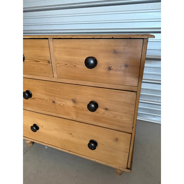 Antique Pine Two Over Two Drawers - Chest of Drawers From England For Sale - Image 10 of 18