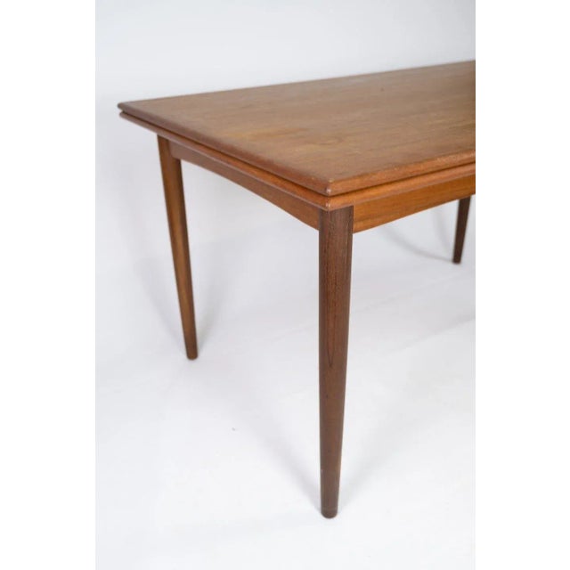 Danish Dining Table in Teak with Extensions, 1960s For Sale - Image 4 of 11