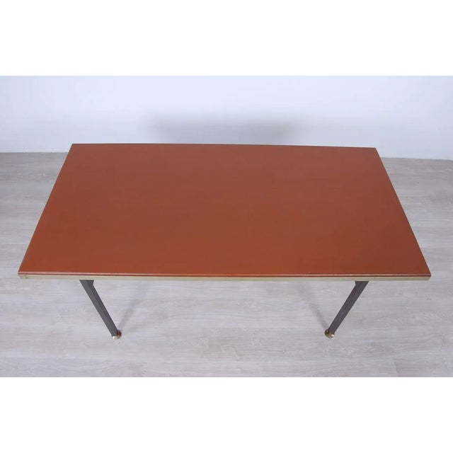 Italian Table and Office Chairs from Trau, 1960s, Set of 5 For Sale - Image 9 of 18