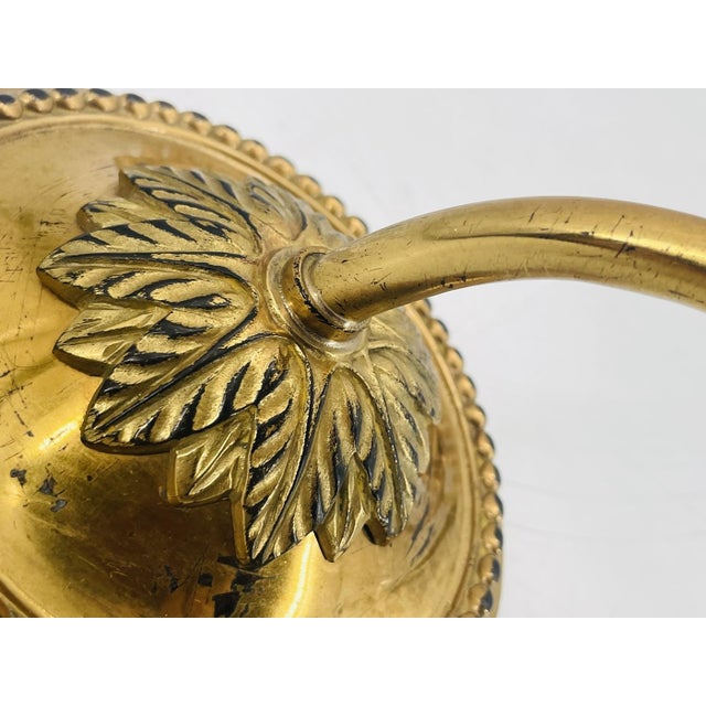 1990s Charles Edwards London Brass Hurricane Wall Sconces - a Pair For Sale - Image 12 of 18