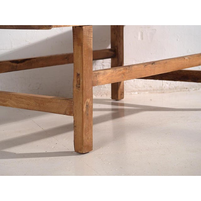 Wood Antique Low Coffee Table, 1900 For Sale - Image 7 of 13