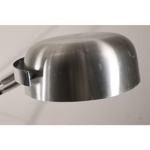 Vintage Arc Floor Lamp with Chromed Metal Arm, 1970 For Sale - Image 11 of 18