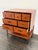 Asian Influenced Orange Lacquered Drawer Chest, Vintage For Sale - Image 4 of 12
