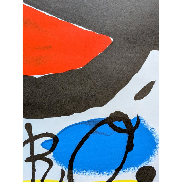 Joan Miro, Abstraction in Colors, Signed Color Lithograph, 1970s For Sale - Image 7 of 9