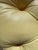 Custom Butter Yellow Tufted Leather Ottoman, Footstool For Sale In New York - Image 6 of 18