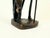 Metal African Tribesman Bronze Statue For Sale - Image 7 of 15