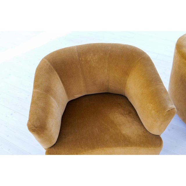 Swedish Art Deco Velvet Chairs, 1940s, Set of 2 For Sale - Image 14 of 17