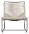 Brown Jordan Walter Lamb Aluminum Lounge Chair, Mica frame with Pebble fabric For Sale