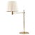 Brass Table Lamp with Pleated Shade attributed to Hans-Agne Jakobsson for Hans-Agne Jakobsson AB Markaryd, Sweden, 1960s For Sale - Image 4 of 4