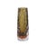Dusty Olive Crystalized Glass Vase- Tall For Sale In Chicago - Image 6 of 11