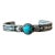 Vintage Navajo Turquoise Sterling Silver Cuff For Sale