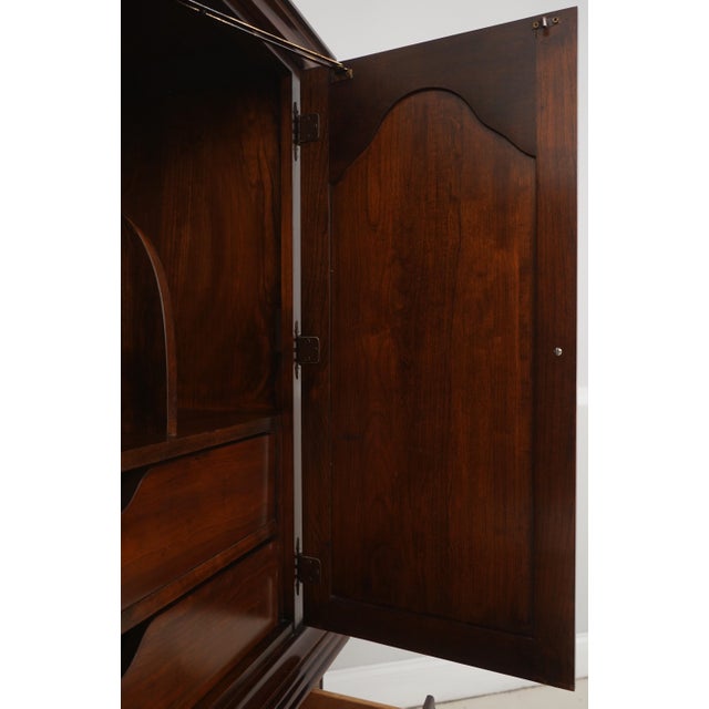 Wood Kincaid Cherry Bedroom Armoire Chifferobe Chest For Sale - Image 7 of 18