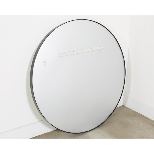 Restoration Hardware Round Bristol Mirror Blackened 42 In. For Sale In Sacramento - Image 6 of 13