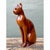 Traditional Vintage Carved Wood Cat For Sale - Image 3 of 13