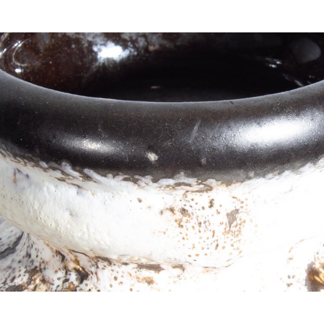 Mid 20th Century Dumler and Breiden West German Fat Lava Vase For Sale - Image 5 of 7