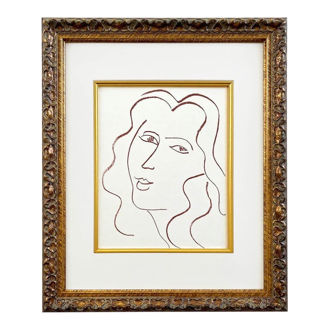Henri Matisse Florilege Des Amours 79 Framed For Sale