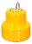 1960s Mid Century Modern Fog & Morup Pendant Light Yellow Round Jo Hammerborg Hanging For Sale