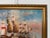 Early 21st Century Vintage Oil Painting Naval Battle Ships Seascape Maritime Nautical Art Framed For Sale - Image 5 of 12