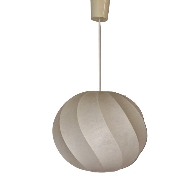 Cocoon Ceiling Lamp by Linus Bopp, 1970s For Sale