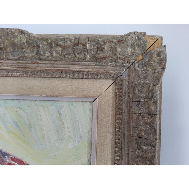 Mid Century Expressionist Landscape Painting by Swedish Artist Knut Irwe For Sale - Image 11 of 18