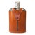 Vintage English Cognac Leather & Glass Hip Flask With Dinking Cup For Sale