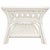 English Vintage Lacquered Rattan Coffee Table With Glass Top For Sale - Image 3 of 5