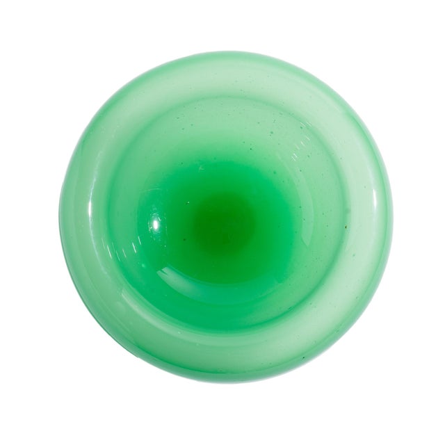 Art Deco Steuben Jade and Alabaster Glass Compote, C. 1920 For Sale - Image 3 of 4