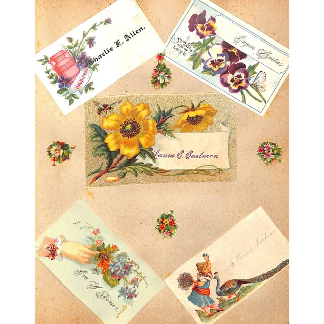 Mid 20th Century Victorian Calling Card Album For Sale - Image 11 of 13