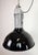 Metal Large Industrial Black Enamel Factory Pendant Lamp from Philips, 1960s For Sale - Image 7 of 18