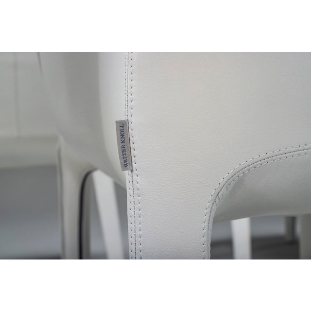 Gio Dining Chairs in Ecru Leather by Walter Knoll, Germany, 2000s, Set of 8 For Sale - Image 16 of 18