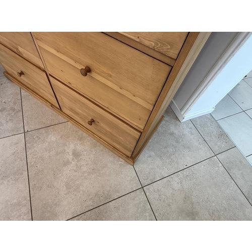 Antique Rustic 8-Piece Shop Chest in Softwood For Sale - Image 11 of 15